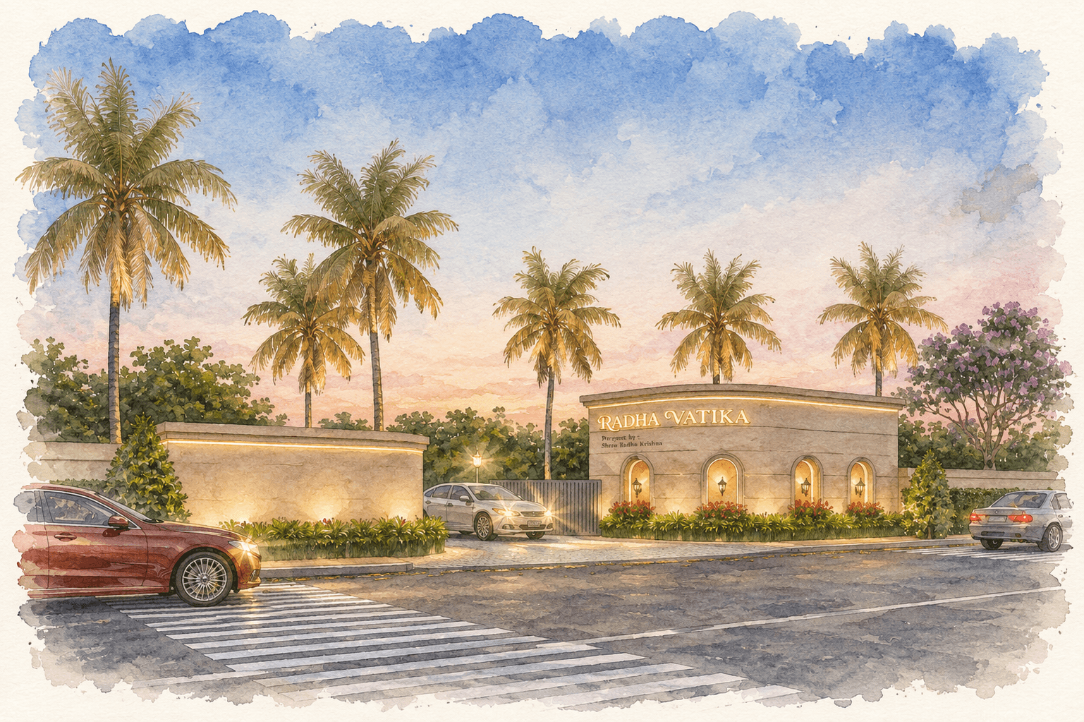 Evenings at Radha Vatika